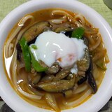 あったか麻婆茄子うどん☆